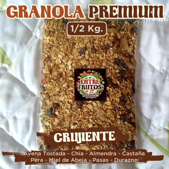 Granola Premium Crujiente 1/2 Kg.