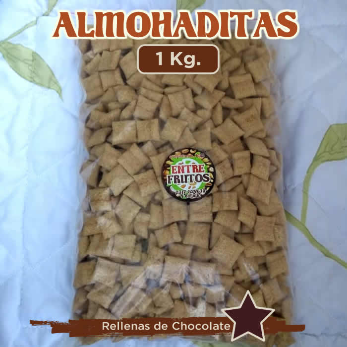 Almohaditas Rellenas (Choco) 1 Kg
